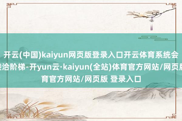 开云(中国)kaiyun网页版登录入口开云体育系统会立即重新接洽阶梯-开yun云·kaiyun(全站)体育官方网站/网页版 登录入口